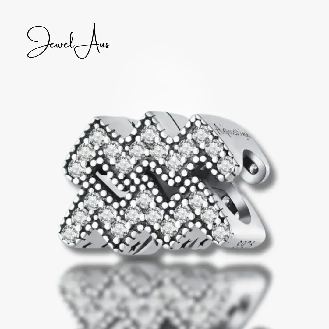 jewelaus CHARMS Star Sign Aquarius Charm