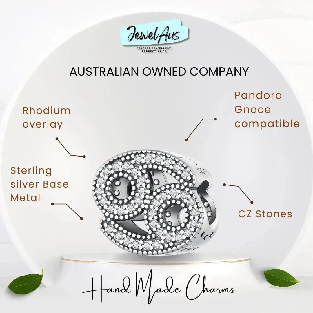 jewelaus CHARMS Star Sign Cancer Charm