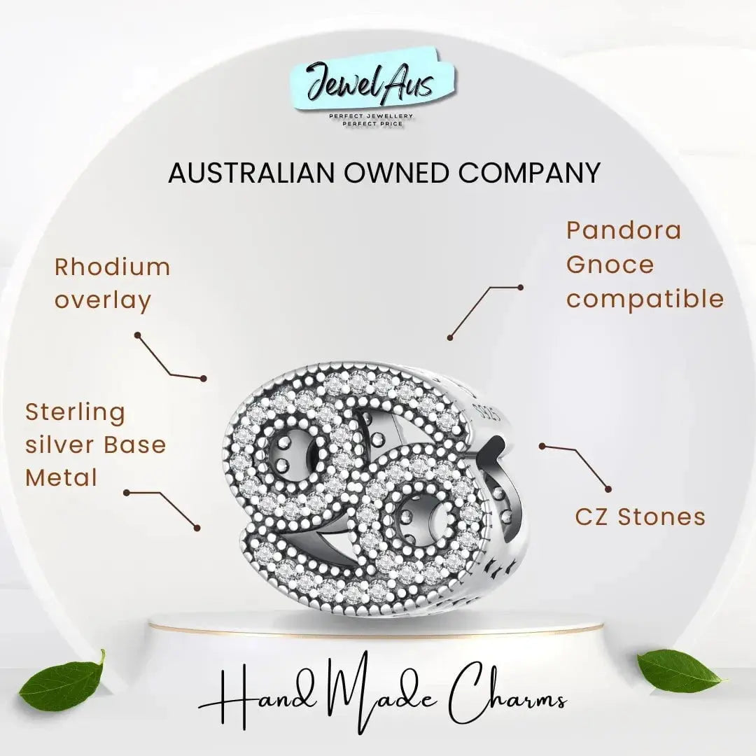 jewelaus CHARMS Star Sign Cancer Charm