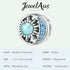 jewelaus CHARMS Star and moon Opal Charm