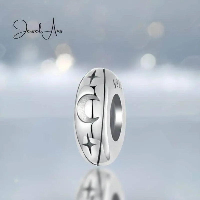 jewelaus CHARMS Stars and Moon Spacer Charm