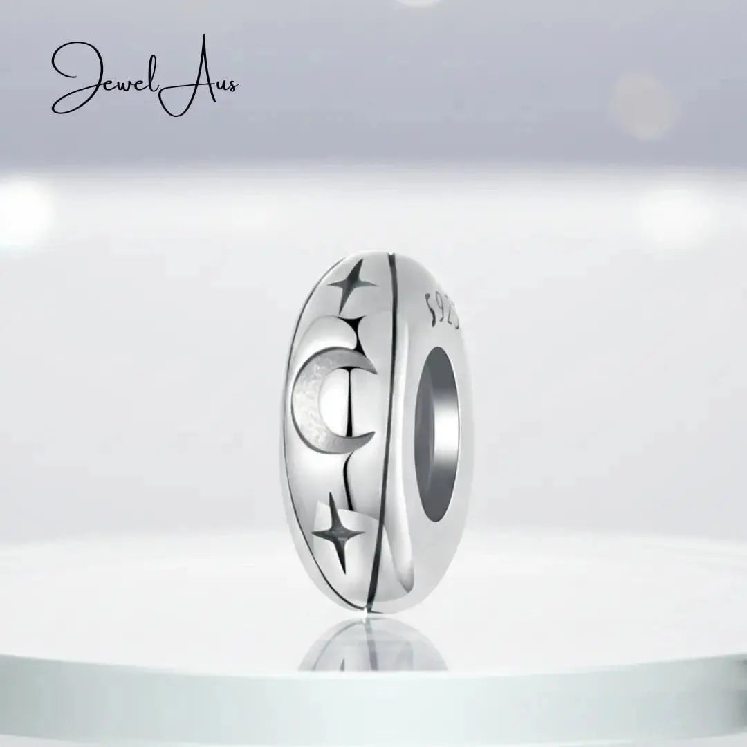 jewelaus CHARMS Stars and Moon Spacer Charm