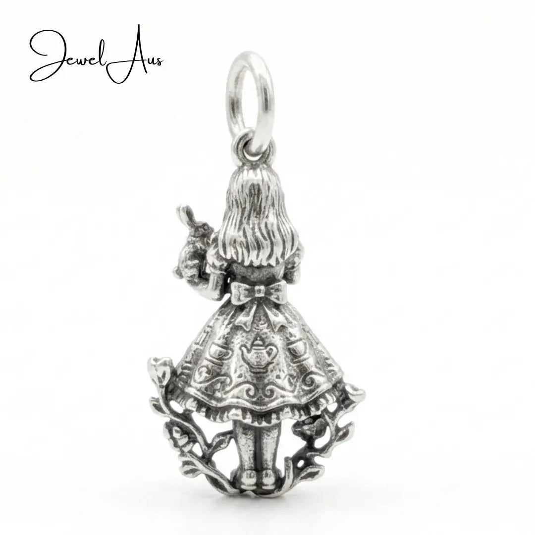 jewelaus CHARMS Sterling Silver Alice in wonderland Charm