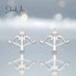 Sterling Silver Arrow and Bow Earrings jewelaus