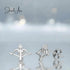 jewelaus Earrings Sterling Silver Arrow and Bow Earrings