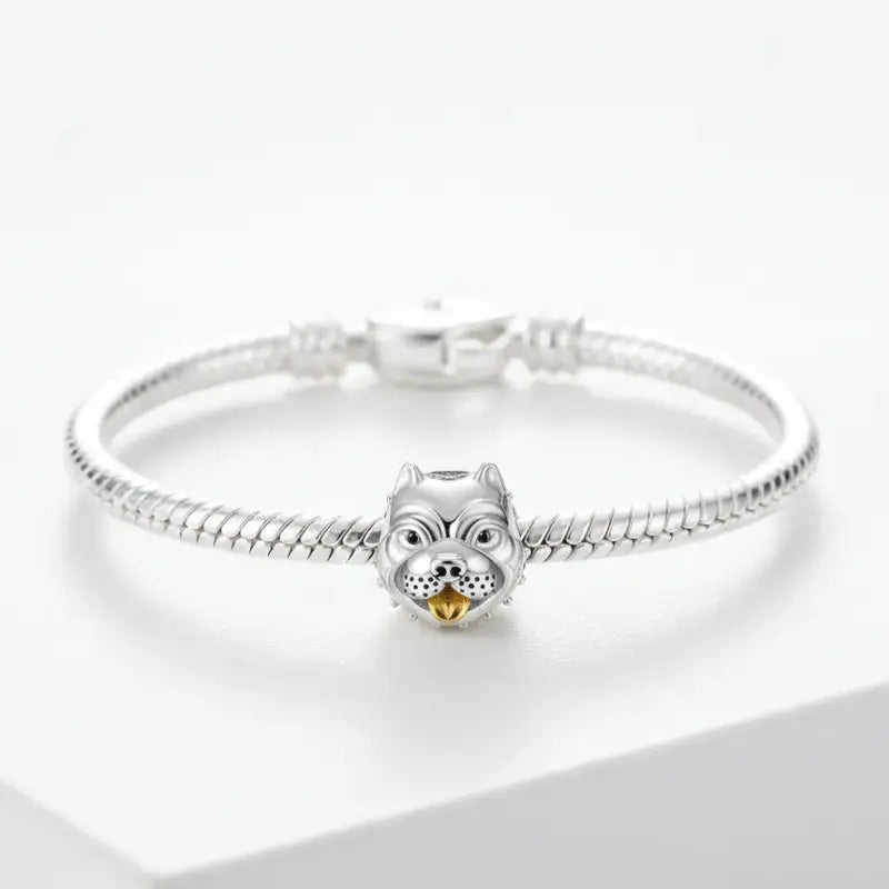 jewelaus CHARMS Sterling Silver Bulldog Charm