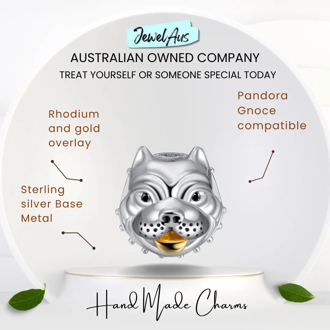 jewelaus CHARMS Sterling Silver Bulldog Charm