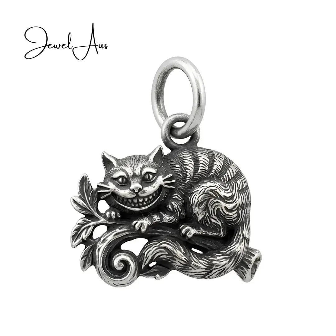 jewelaus CHARMS Sterling Silver Cheshire Cat Charm