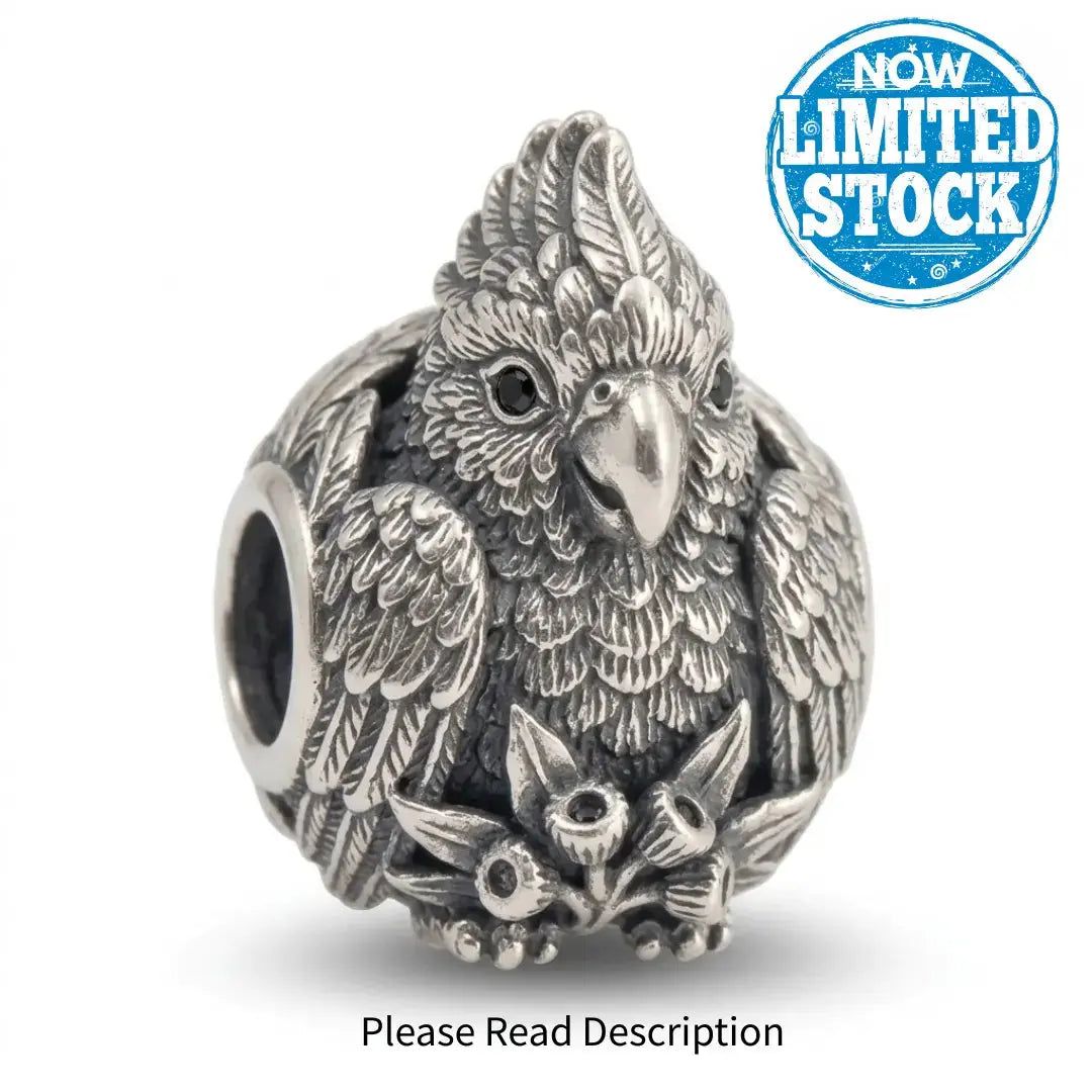 jewelaus CHARMS Sterling Silver Cockatoo Charm