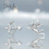 Sterling Silver Cupid Earrings jewelaus