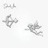 jewelaus Earrings Sterling Silver Cupid Earrings