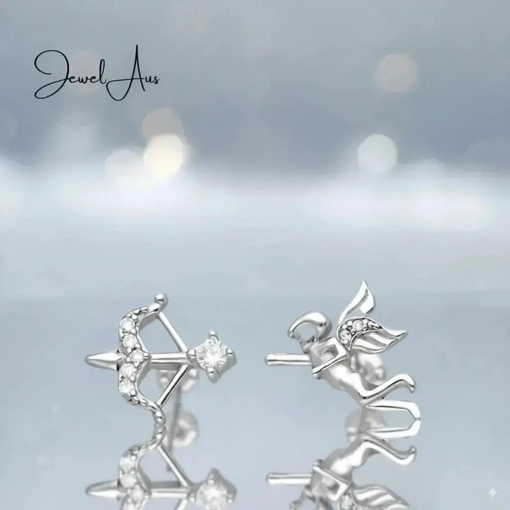 jewelaus Earrings Sterling Silver Cupid Earrings