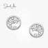 jewelaus Earrings Sterling Silver Flower Earrings