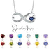 Sterling Silver Infinity Necklace cmoffer