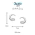 Sterling Silver Moon Earrings jewelaus