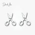 jewelaus Earrings Sterling Silver Scissors Earrings