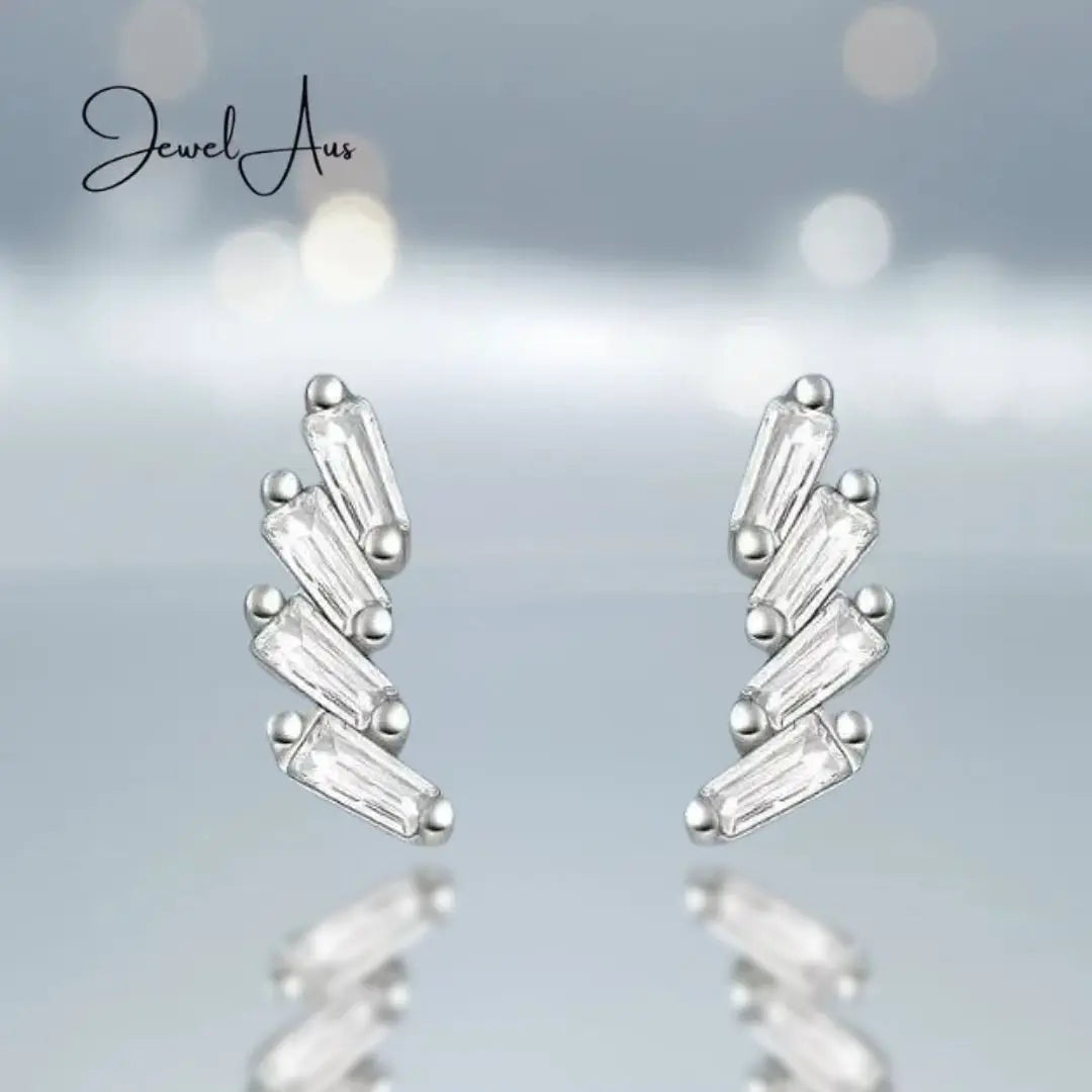 Sterling Silver Trellis Earrings jewelaus