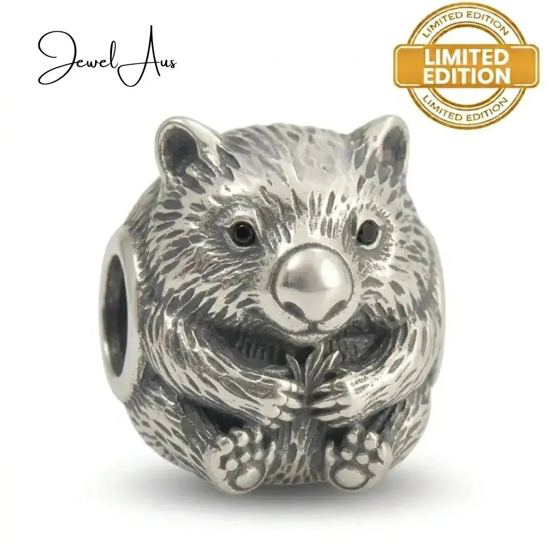 jewelaus CHARMS Sterling Silver Wombat Charm