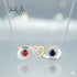 jewelaus Necklace Sterling silver Custom Birthstone Necklace
