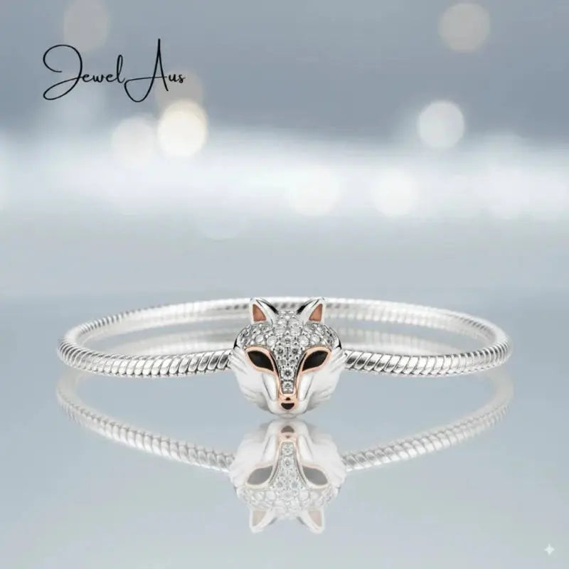jewelaus CHARMS Studded Fox Charm Exclusive to JewelAus