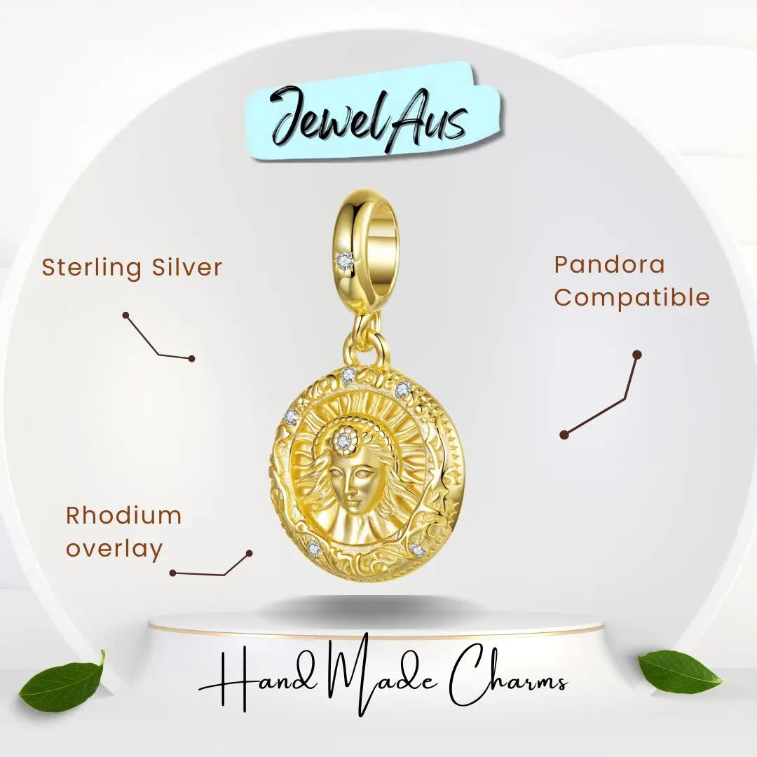 Sun Goddess Pendant Charm jewelaus