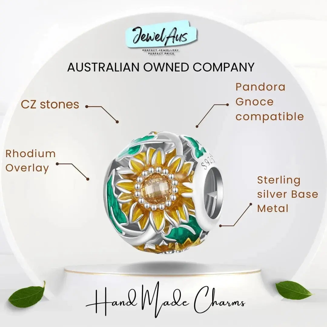 jewelaus CHARMS Sunflower Charm