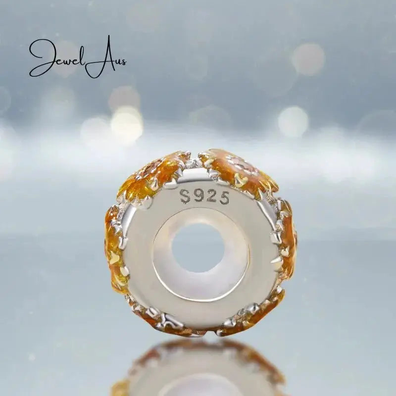 shipped in AUS CHARMS Sunflower Stopper Charm