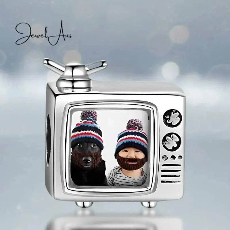 jewelaus CHARMS TV Shape Custom Photo Bracelet Charm