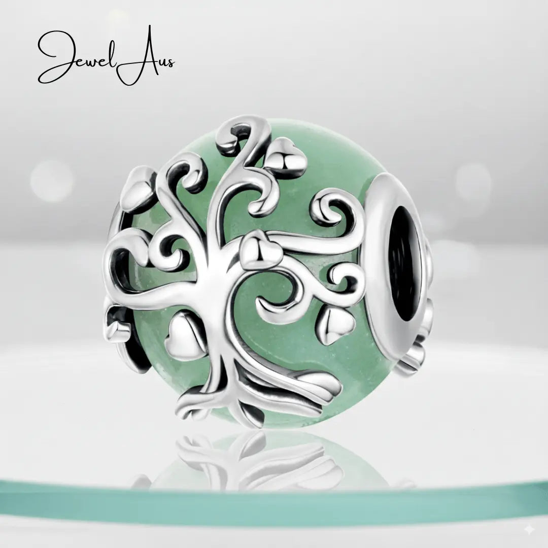 jewelaus CHARMS Tree of Life Ocean stone Charm