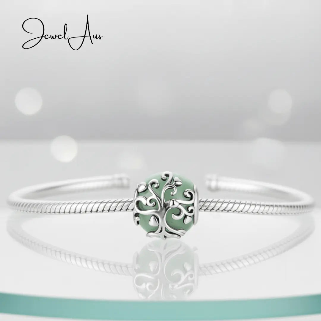jewelaus CHARMS Tree of Life Ocean stone Charm