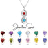 Two Names Infinity Birthstones Necklace jewelaus
