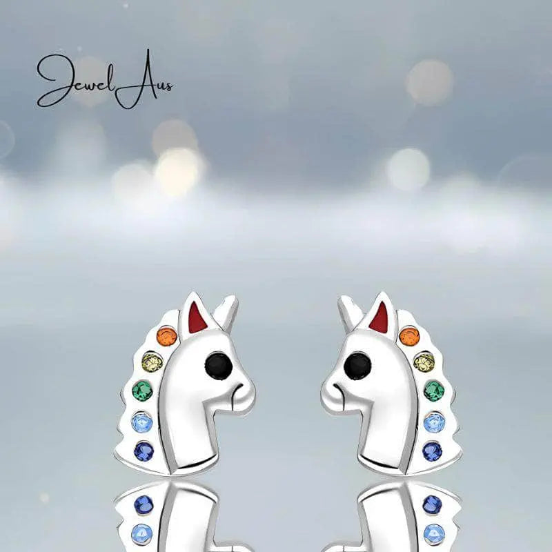 jewelaus Earrings Unicorn Earrings