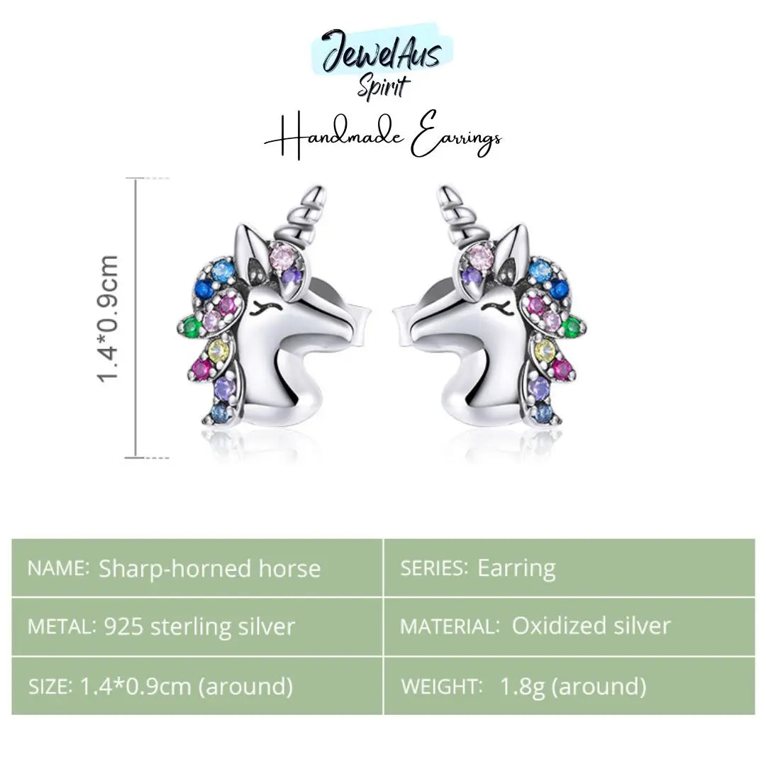 Unicorn Stud Earrings jewelaus