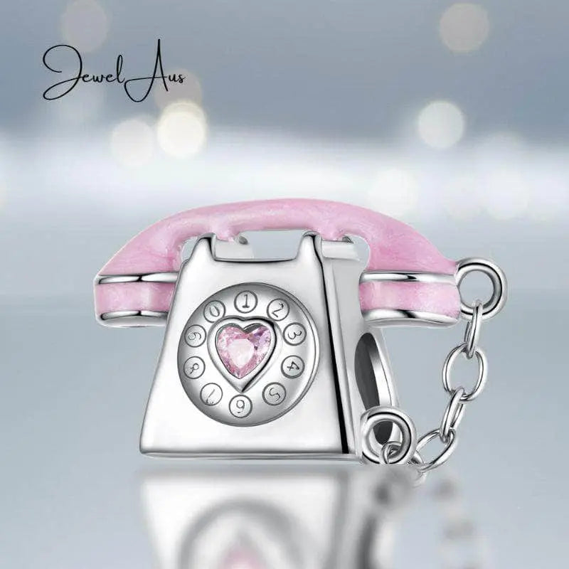 shipped in AUS CHARMS Vintage Telephone Charm