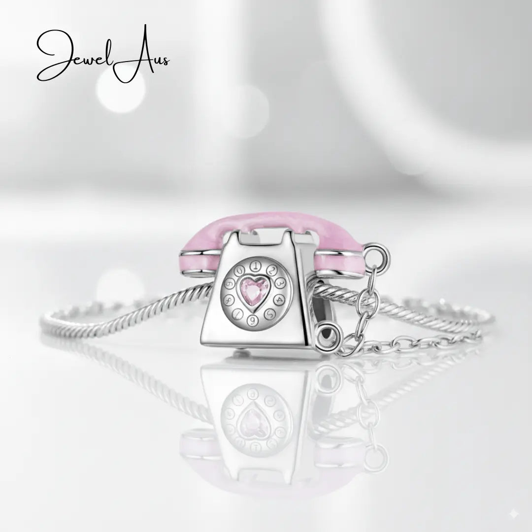 shipped in AUS CHARMS Vintage Telephone Charm