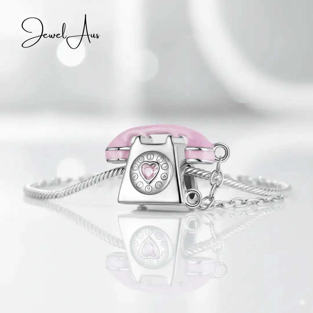 shipped in AUS CHARMS Vintage Telephone Charm