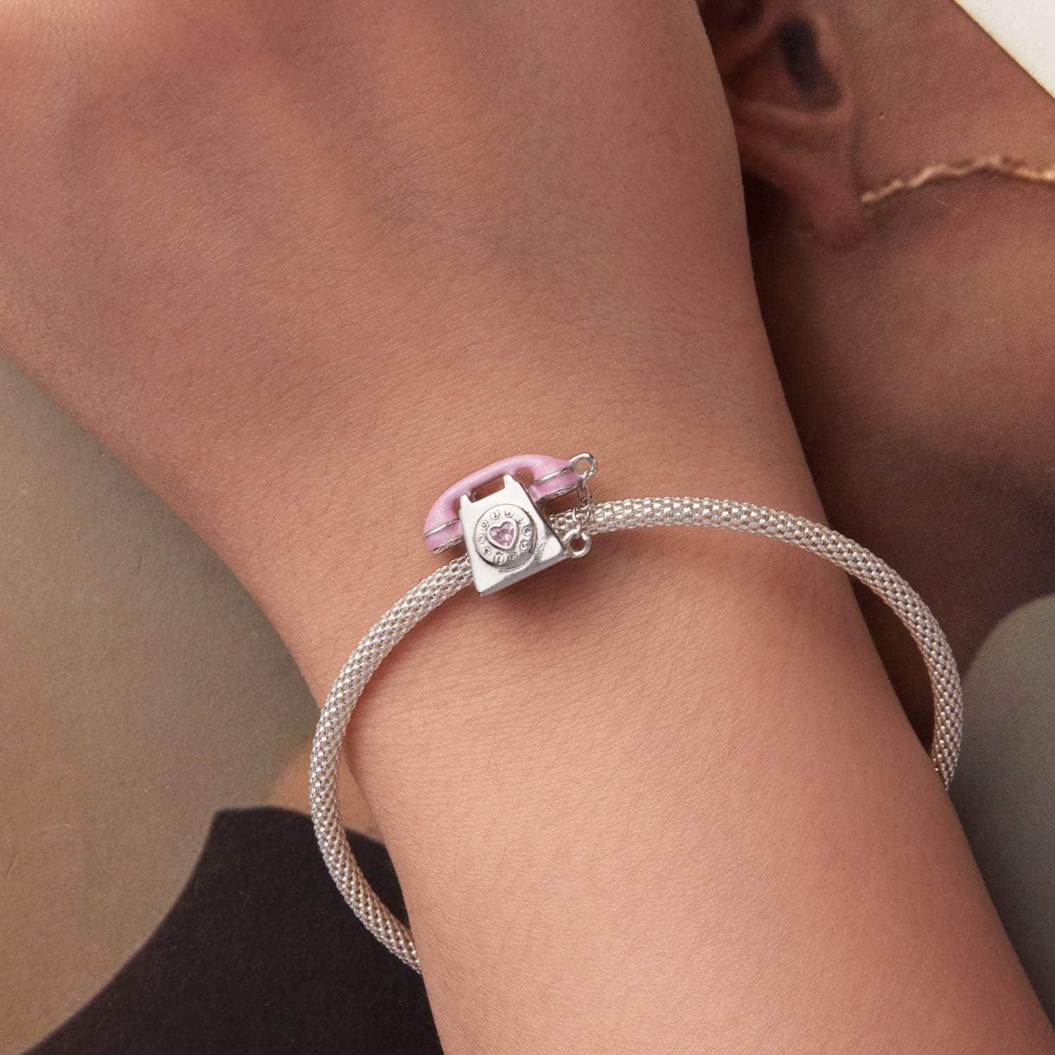 shipped in AUS CHARMS Vintage Telephone Charm