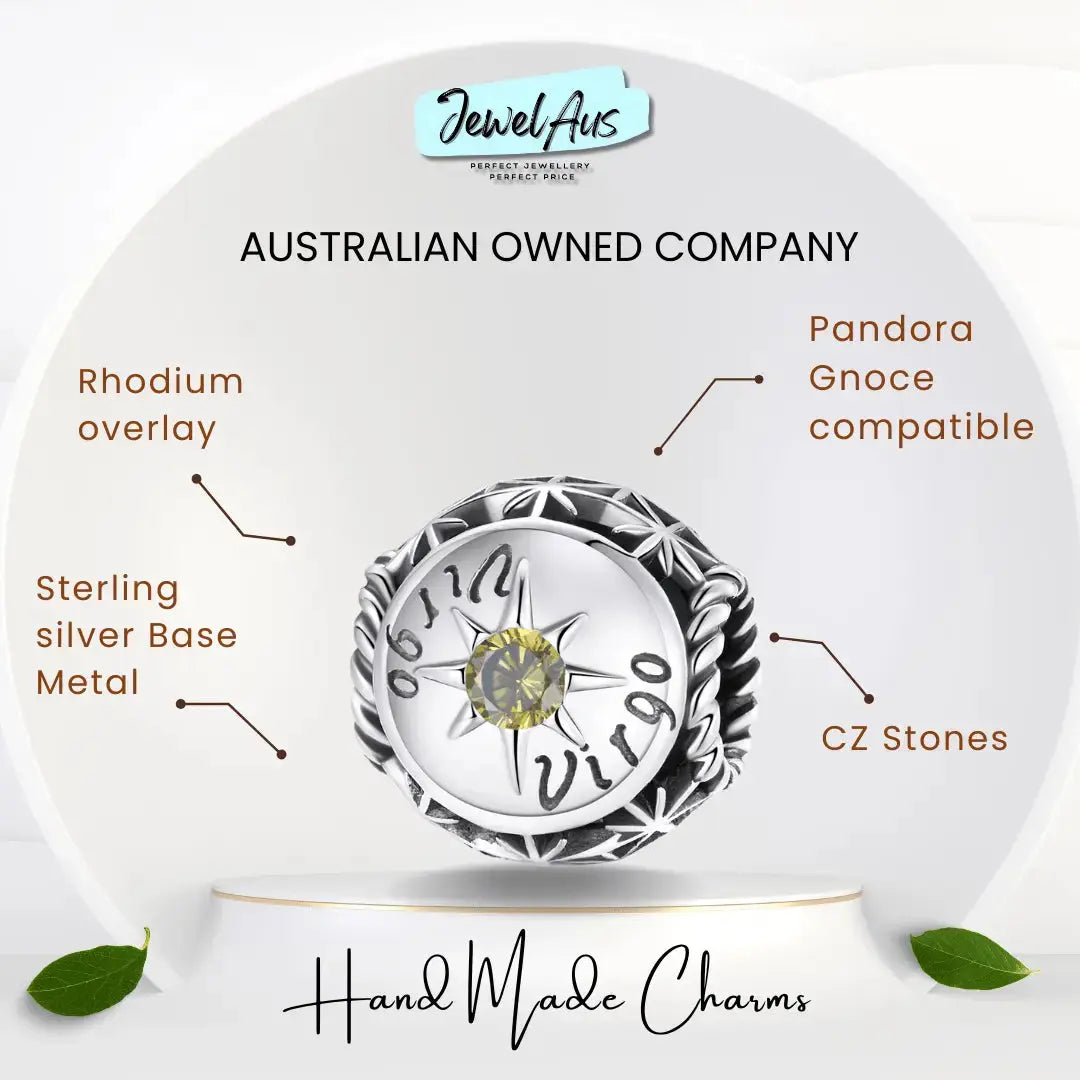 jewelaus CHARMS Virgo star sign charms