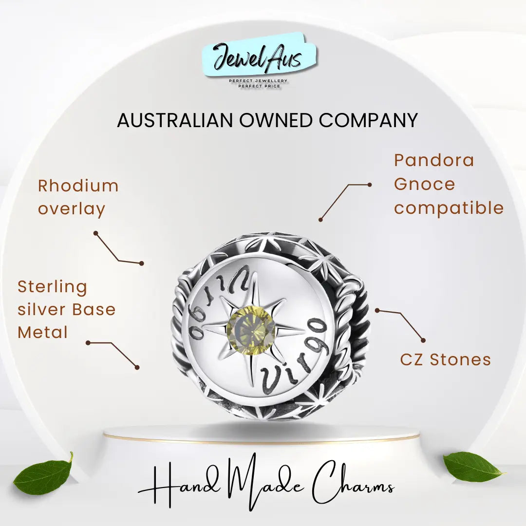 jewelaus CHARMS Virgo star sign charms