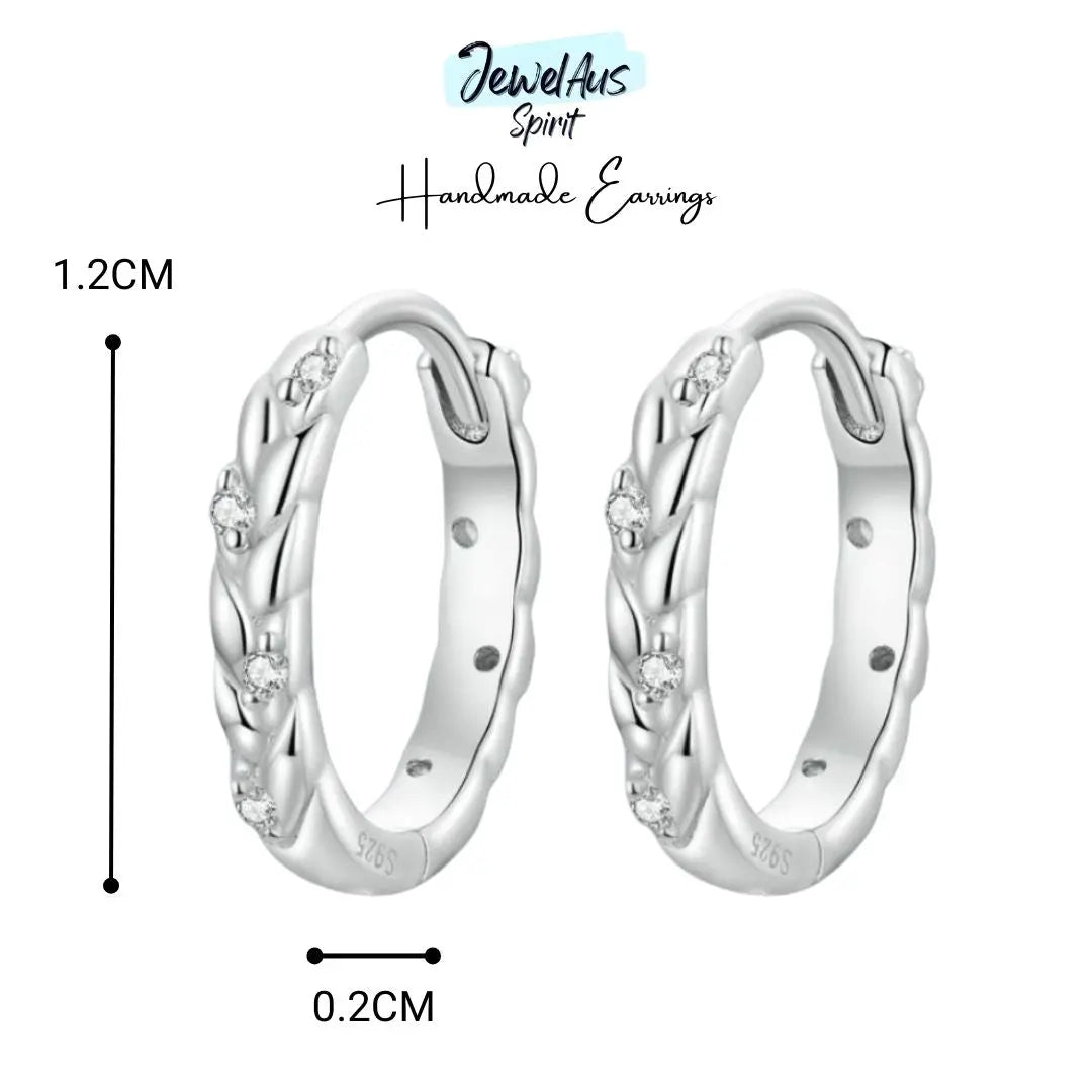 Wave Hoop Earrings jewelaus
