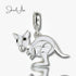 jewelaus CHARMS White Aussie Kangaroo Charm