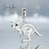jewelaus CHARMS White Aussie Kangaroo Charm