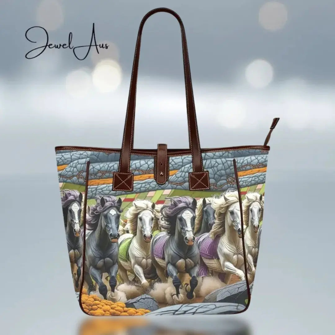 Wild Horses Classic Tote Bag Inkedjoy