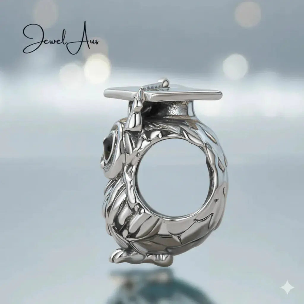 Wise Owl Charm jewelaus