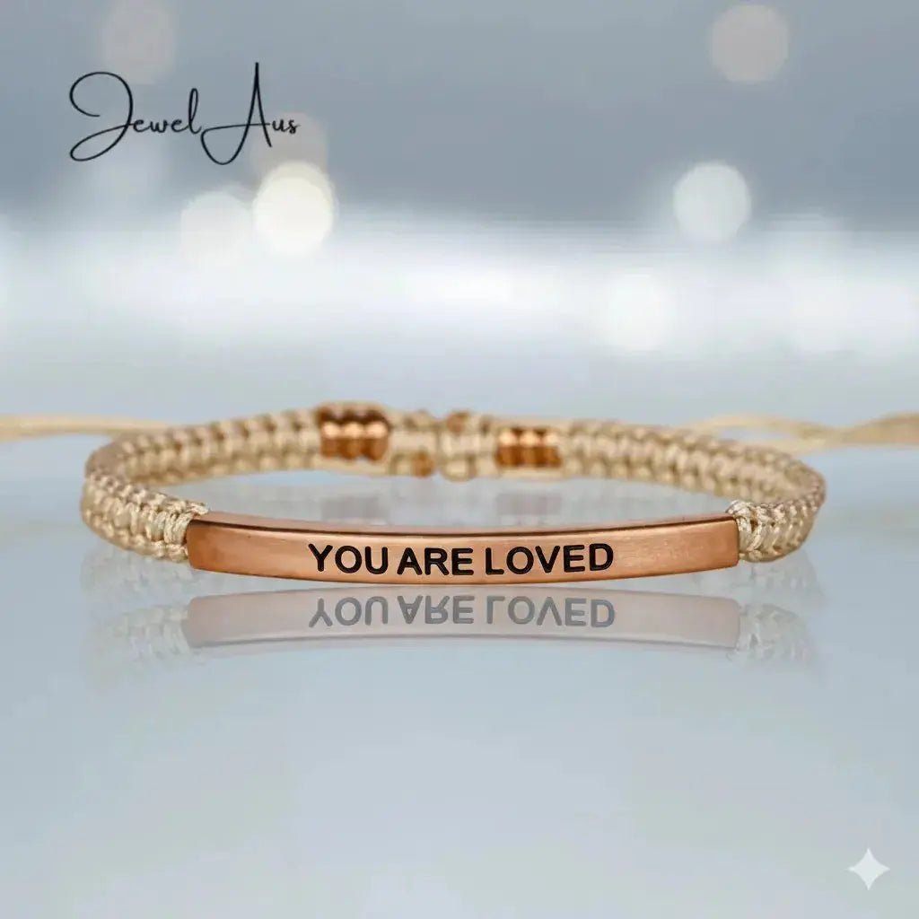 YOU ARE LOVED Cored Bracelet jewelaus