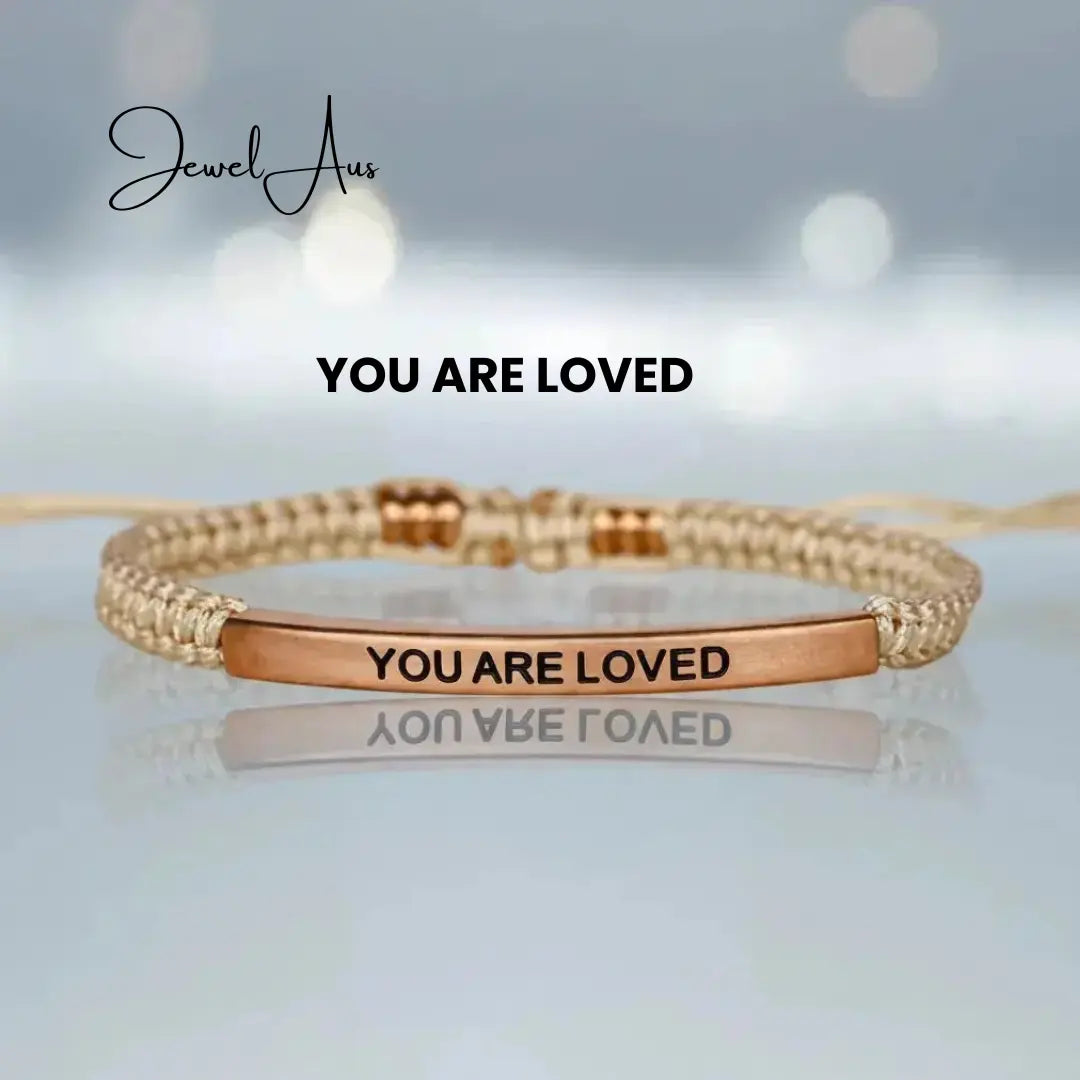 YOU ARE LOVED Cored Bracelet jewelaus
