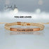 YOU ARE LOVED Cored Bracelet jewelaus