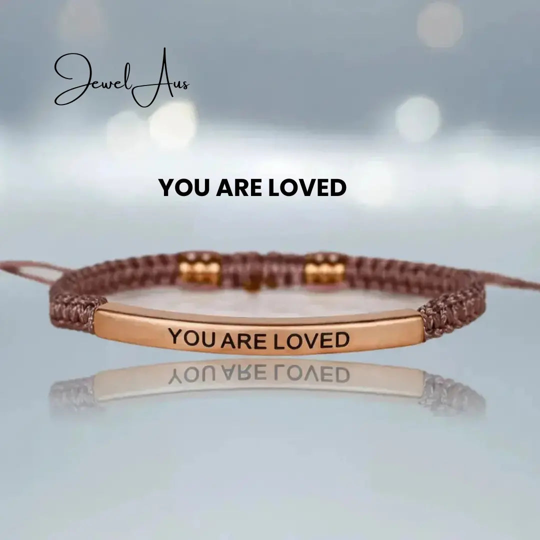 YOU ARE LOVED Cored Bracelet jewelaus