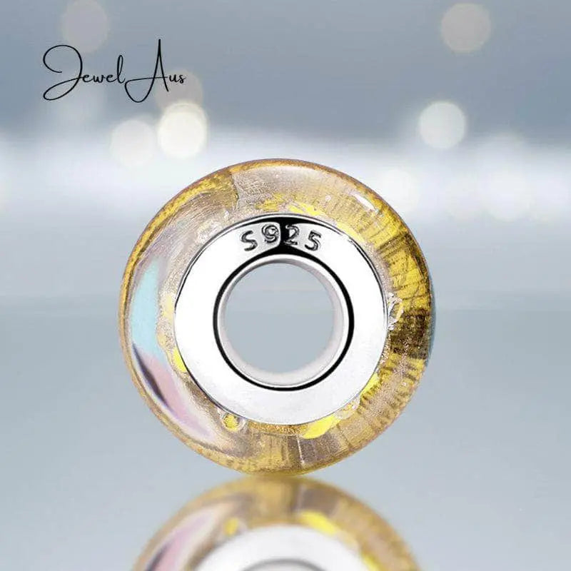 jewelaus CHARMS Yellow Murano Bead Charm