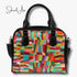 Inkedjoy Handbag Zig Zag Shoulder Handbag